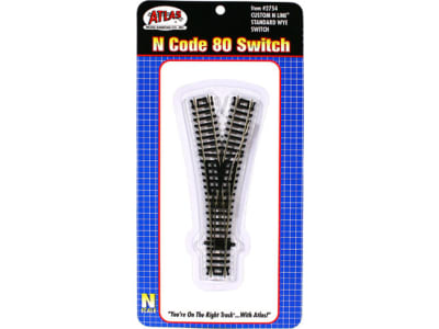 ATL2754 N Code 80 Custom Line Wye Turnout