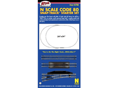 ATL2788 N Code 80 Snap-Track Starter Set