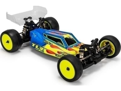 JCO0706L TLR 22X S2 1 / 10 Buggy Body w / Aero Wing  Clear   Light Weight 