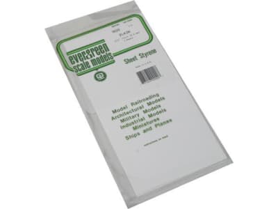 EVG9020 White Sheet .020 X 6 X 12  3 