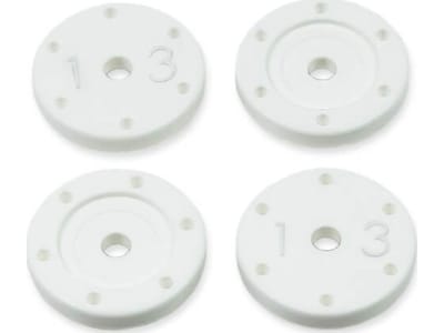 TKR6137 Shock Piston Set  Flat / Flat All 16mm Shocks 6x1.3 4 Pieces 