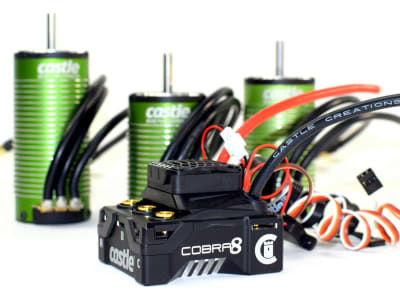CSE010-0172-01 Cobra 8 25.2v Esc with 1512-1800kv Sensored Motor Combo