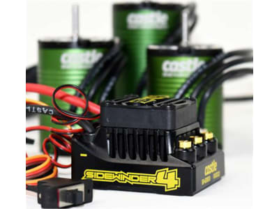 CSE010016409 SW 4 12.6V 2A BEC WP SENSORLESS ESC W / 1412-2100 5mm SENSORED MOT