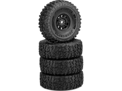 JCO4022-3594 Landmines Tire Gold Cmpnd Black3430B Hazardwheel 2 SCX24