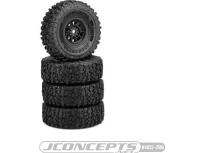 JCO4023-3594 Tusk Gold Compound Pre-Mounted Black 3430B Hazard Wheel SCX24