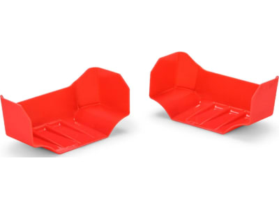 JCO0527P 1:8th Truggy Injection Molded Front Wing Retro Pink 2pc Tekno