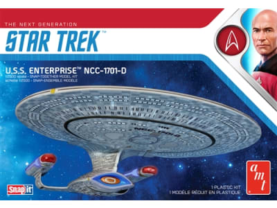 AMT1126M 1 / 25000 Star Trek USS Enterprise-D Snap