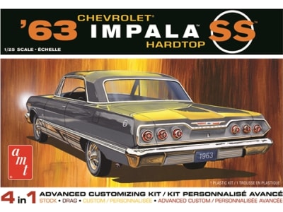 AMT1149M 1 / 25 1963 Chevy Impala SS Hardtop Model Kit