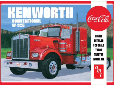 AMT1286 Kenworth 925 Tractor Coca-Cola 1:25 Plastic Model Kit
