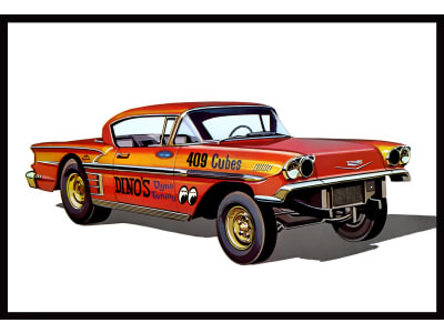 AMT1301 1958 Chevy Impala Hardtop Ala Impala 1:25