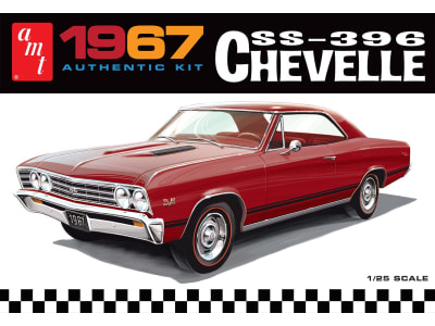 AMT1388 1 / 25 1967 Chevy Chevelle Ss396 Plastic Model Kit
