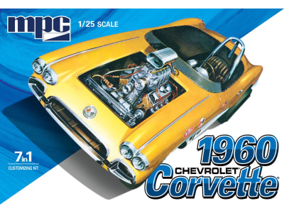 MPC1002 1:25 1960 Chevy Corvette 7-in-1 Plastic Model Kit