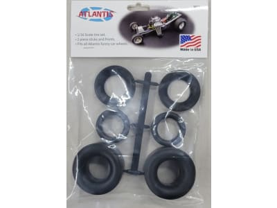AAN1012 Funny Car Tire set 1:16