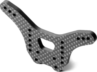 XRA323087 LCG Graphite Shock Tower Rear 4.0mm