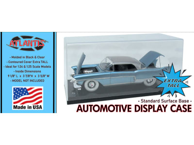 AAN1013 Auto Display Case 1 / 24 / 125 Tall Standard Base