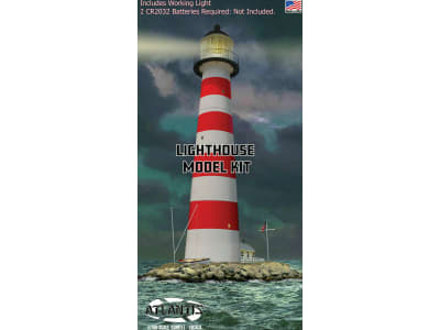 AANL70779 1 / 160 Lighthouse with Light and Diorama Base Plastic Model Kit