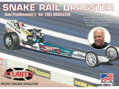 AANM5694 1 / 24 Don the Snake Prudhomme Front Engine Dragster Plastic Kit