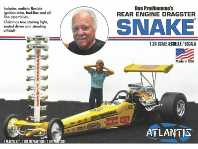 AANM7528 1 / 24 Don Prudhomme Snake Rear Engine Dragster Plastic Model Kit