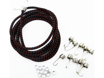 ACC468K21 1:10 Scale elastic cord Kit - Black Red