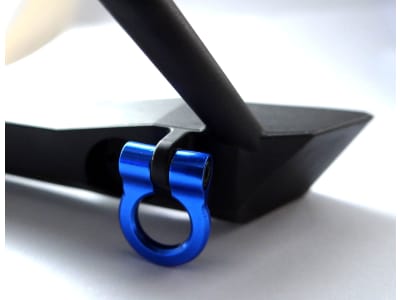 ACC80806 1:10 Scale Aluminum Blue Tow Shackle D-Rings  4 