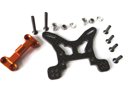 AEX28G03 Carbon Fiber Front Shock Tower - Axial EXO