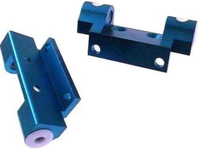 AGM1009 Monster Gt Blue Aluminum Front / Rear Upper Arm Mount