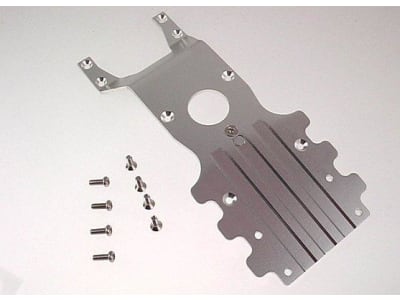 AGM1331F08 Monster GT Silver Aluminum Front Skid Plate