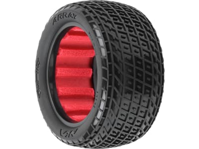 AKA13134CR Array 2.2 Clay Dirt Oval Buggy Rear Tires 2