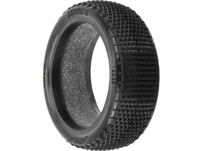 AKA13335HR 1:10 Rivet Med Carpet 4WD Front Off-Rd Buggy Tires 2