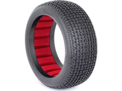 AKA14016ZR 1 / 8 Buggy Catapult Medium LW Tire w /  Red Insert 2