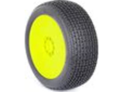 AKA14016ZRY 1 / 8 Buggy Catapult Med Long Wear EVO Wheels Mnt Yel