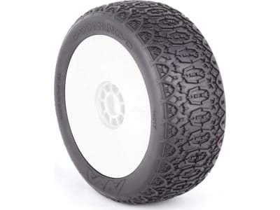 AKA14017QR 1 / 8 Buggy Chain link Super Soft Long Wear W /  Red Inserts