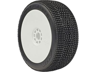 AKA14032ZRW 1:8 Buggy Component 2AB Evo Wheel Prmt White Mlw  2 