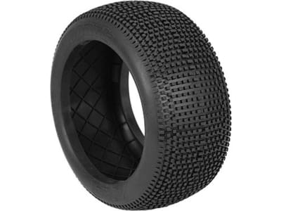 AKA14117QR 1 / 8 EVO Impact Super Soft Long Wear Tires Red Inserts  2 : Trugg
