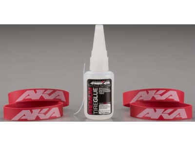 AKA44003 Tire Gluing Kit W / Glue and Bands