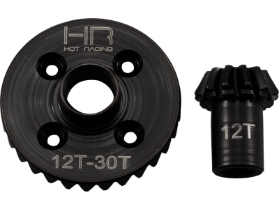 AMN9302R 30 / 12T Steel Helical Diff Ring / Pinion Rear Mini Kraton