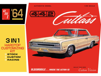 AMT1066 1964 Olds Cutlass 442 Hardtop 1:25