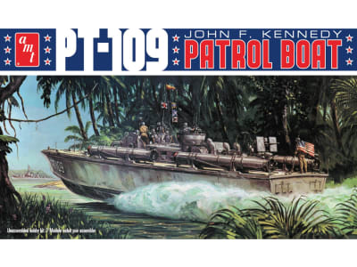 AMT1233 John F. Kennedy Pt-109 1:64 Scale Model Kit