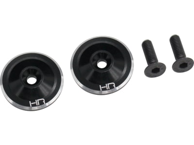 AON40U01 Black large Wing Button Aluminum  2 