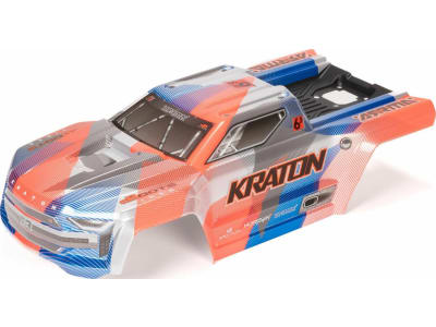 ARA-1517 KRATON Painted Decaled Trimmed Body Set Blue / Orange