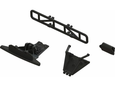 ARA-1577 Lower Skid And Bumper Set Black
