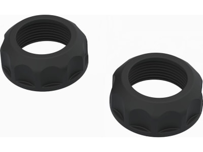 ARA-2374 Shock cap Black 2 pieces