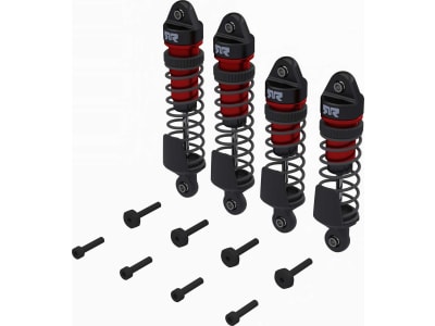 ARA-2670 Shock Set F / R Assembled 700cst Oil Red 4 pieces - Mini