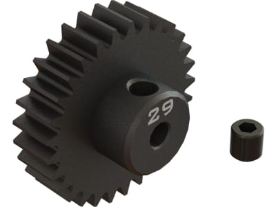 ARA311091 29T 0.8Mod 1 / 8 Bore CNC Steel Pinion Gear