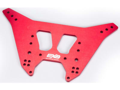 ARA320583 Rear Shock Tower CNC 7075 T6 Aluminum L Red