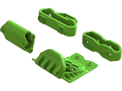 ARA320791 Lower Skid And Bumper Mount Set - Green