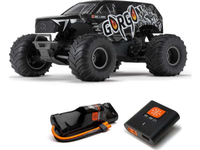 ARA3230SKT1 GORGON 2WD MT 1:10 Self Assembly RTA KIT SMART USB batt Gunmetal