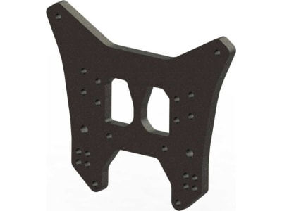 ARA330603 Aluminum Rear Shock Tower Black