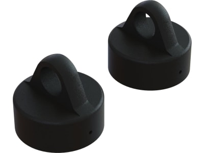 ARA330768 Aluminum Shock Cap Black  2  for 1:8 4x4 TLR Tuned Typhon