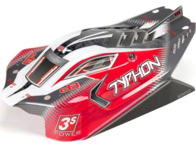 ARA402274 AR402274 Typhon 4x4 Blx Painted Decaled Body Red